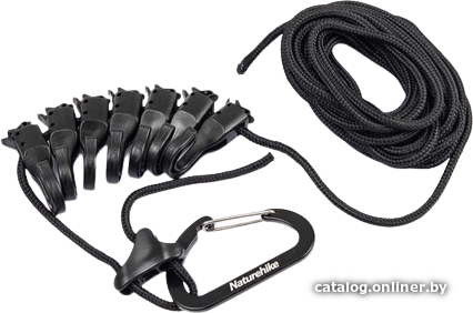 

Шнур хозяйственный Naturehike Rope Camping 4м black NH19PJ040