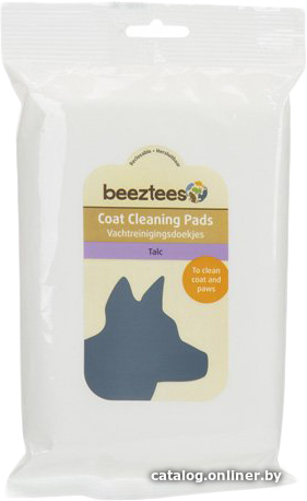 

Влажные салфетки Beeztees Talc 795136 (20x15 см, 40 шт)