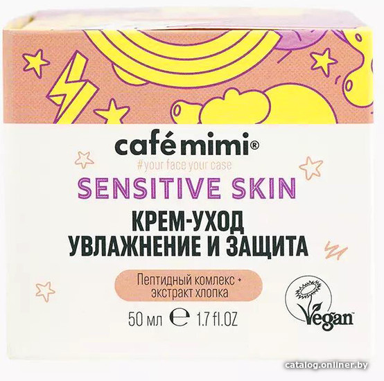 

Le Cafe Крем для лица de Beaute Cafe Mimi Увлажнение и защита Sensitive Skin (50 мл)