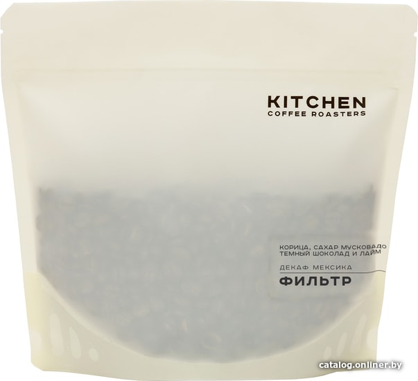 

Кофе Kitchen Coffee Roasters Декаф Мексиканский фильтр зерновой 250 г