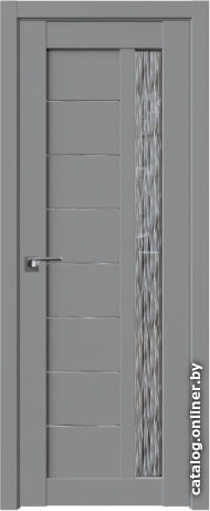 

Межкомнатная дверь ProfilDoors 37U 70x200 (манхэттен, стекло дождь белый)