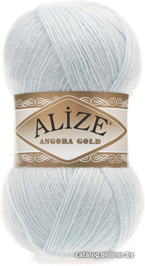 

Пряжа для вязания Alize Angora gold 514 (550 м, зимнее небо)