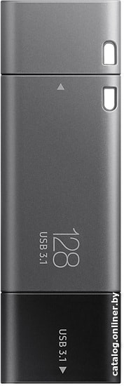 

USB Flash Samsung DUO Plus 128GB (серый)