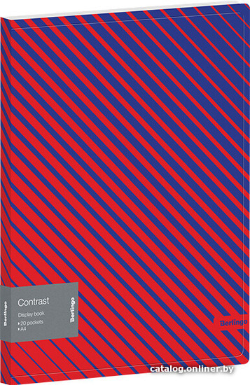 

Папка для бумаг Berlingo Contrast DB4_20043 (красный)