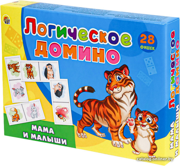 

Развивающая игра Рыжий кот Логическое Домино. Мама и малыши ИН-7476