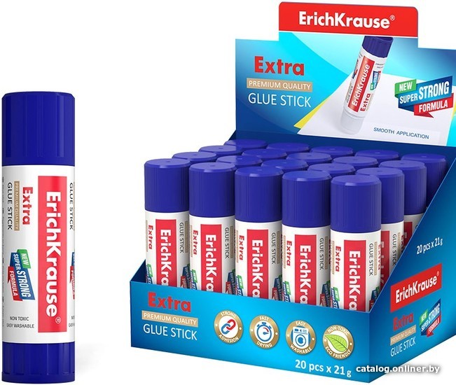 

Клей-карандаш Erich Krause Extra 21 г 2368 (20 шт)