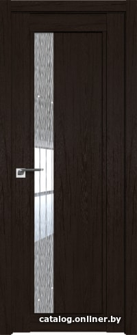 

Межкомнатная дверь ProfilDoors 2.71XN 80x200 (дарк браун/стекло дождь белый)