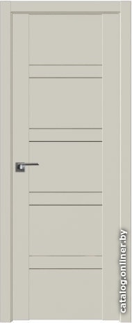 

Межкомнатная дверь ProfilDoors 2.80U 60x200 (магнолия сатинат, стекло графит)