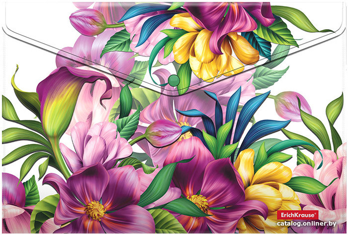 

Папка-конверт Erich Krause Tropical Flowers 55322