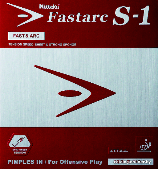 

Накладка на ракетку Nittaku Fastarc S-1 (2 мм, красный)
