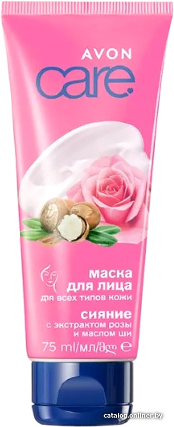 

Avon Маска для лица кремовая Care с экстрактом Розы и маслом Ши (75 мл)