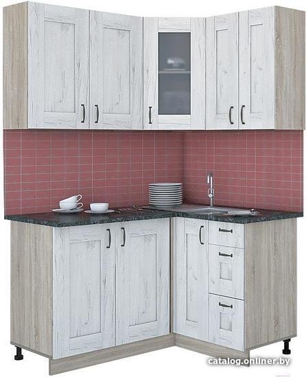

Готовая кухня Интерлиния Мила Хольц 14x12 (дуб белый)