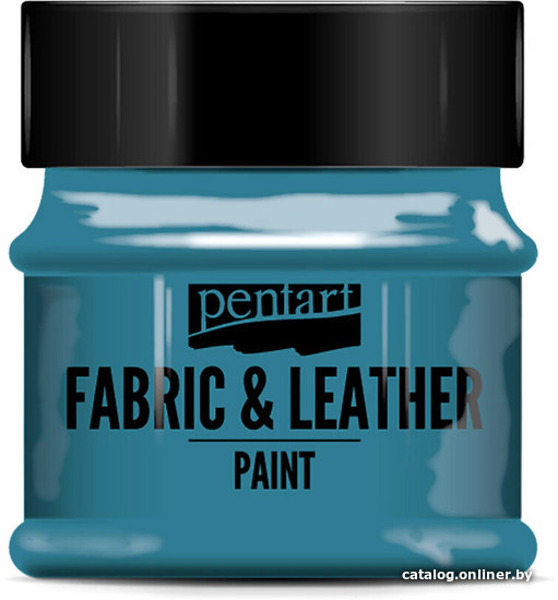 

Краска для текстиля Pentart Fabric & Leather paint 50 мл (бирюзовый)