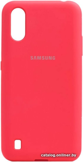 

Чехол для телефона EXPERTS Original для Samsung Galaxy A01 (неоново-розовый)