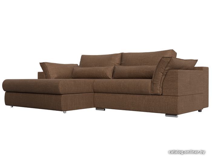 

Угловой диван Mebelico Пекин 115417L (левый, рогожка, коричневый)