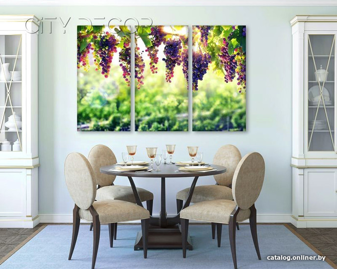 

Модульная картина Citydecor Еда/Напитки 7.57 75x117 см