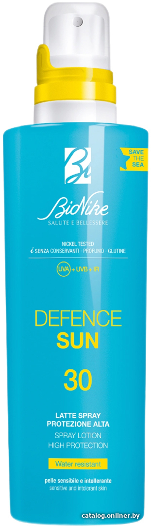 

Лосьон солнцезащитный BioNike Defence Sun Spray Lotion 30 200 мл