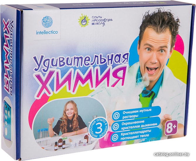

Набор для опытов Intellectico Удивительная химия