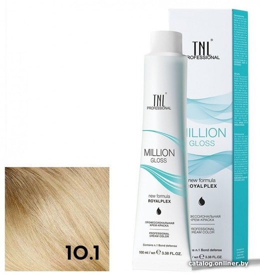 

Крем-краска для волос TNL Professional Million Gloss 10.1 100 мл