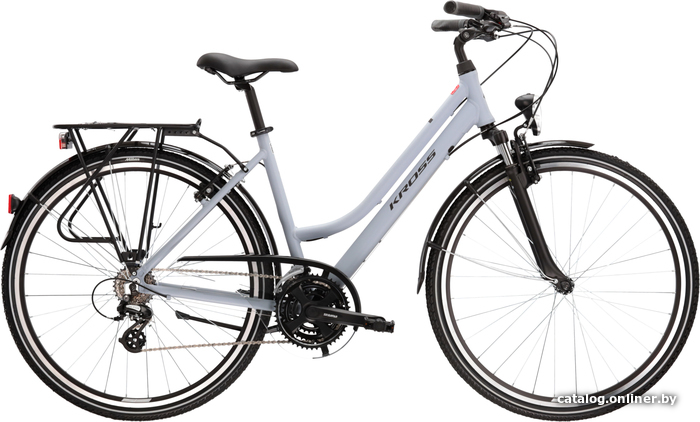 

Велосипед Kross Trans 2.0 DL/19" 2021 (серо-голубой)