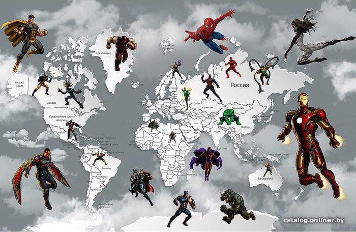 

Виниловые обои Citydecor Superhero 1 400x270