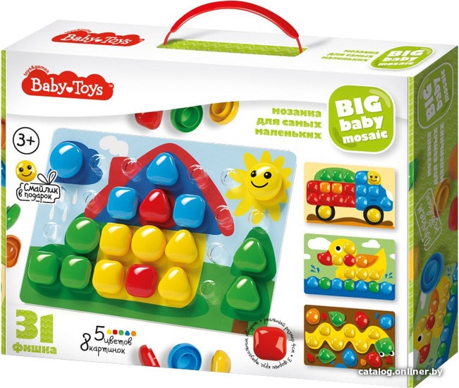 

Мозаика/пазл Baby Toys Для самых маленьких 31 элемент 02521