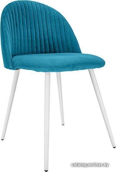 

Стул с подлокотниками King Style 123 White (велюр, бирюзовый)