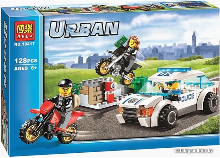 

Конструктор Bela Urban 10417 Полицейская погоня
