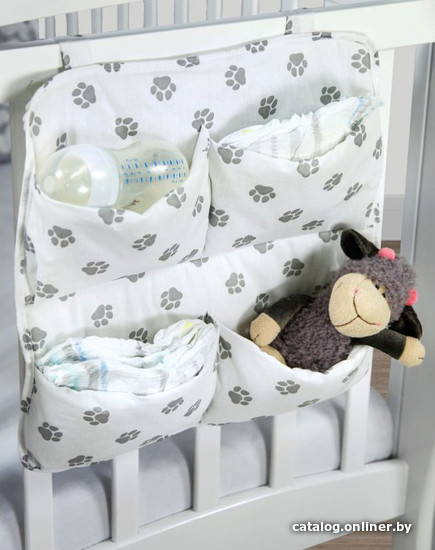 

Постельное белье Amarobaby Smart Holder Лапки AMARO-64SmH-LaS (серый)