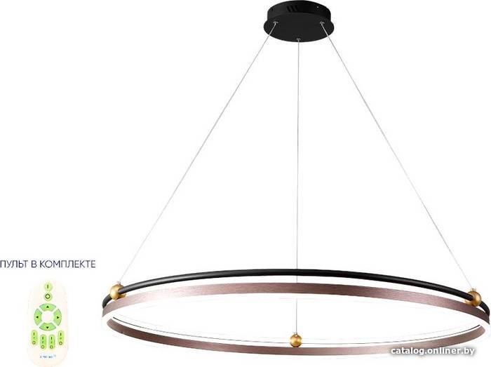 

Подвесная люстра Crystal Lux Fernando Sp88W Led D1000 Coffee