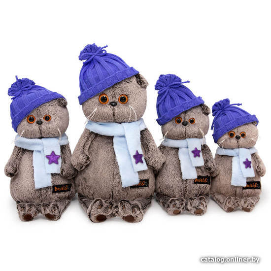 

Классическая игрушка BUDI BASA Collection Басик в шапке и шарфе со звездочкой Ks22-195 (22 см)
