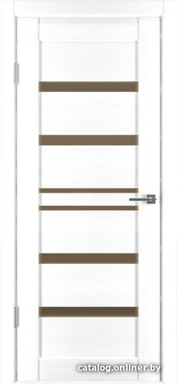

Межкомнатная дверь IstokDoors Горизонталь-11 ДЧ 90x200 (ясень белый/стекло бронза)