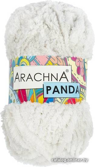 

Пряжа для вязания Arachna Panda 100 г 75 м №76 (светло-серый)