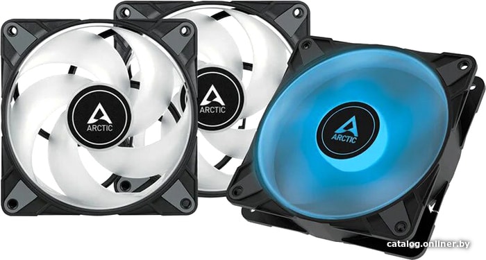 

Набор вентиляторов Arctic P12 PWM PST RGB 0dB Triple Pack (3 шт) ACFAN00230A