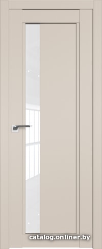 

Межкомнатная дверь ProfilDoors 2.71U 90x200 (санд/стекло белый триплекс)