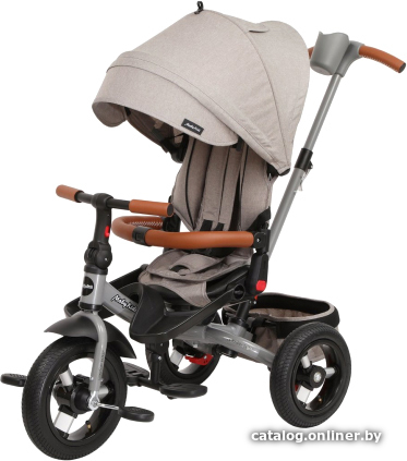 

Детский велосипед Moby Kids Leader 360° 12x10 AIR (серый)