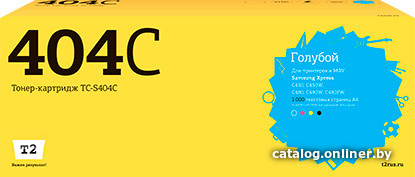 

Картридж T2 TC-S404C (аналог Samsung CLT-C404S)