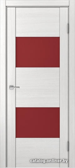 

Межкомнатная дверь MDF-Techno Dominika Classic 221 90x200 (ясень белый, лакобель красный)