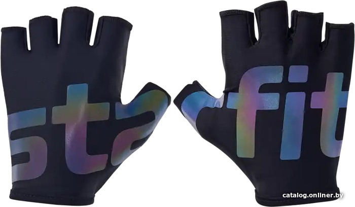 

Перчатки Starfit WG-102 (черный/светоотражающий, S)