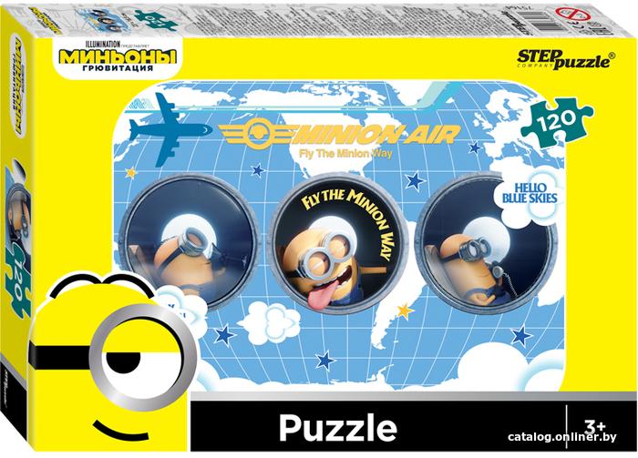 

Пазл Step Puzzle Миньоны. Грювитация 75164 (120 эл)