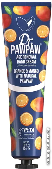 

Dr.Pawpaw Крем для рук Age Renewal Hand Cream Orange & Mango 30 мл