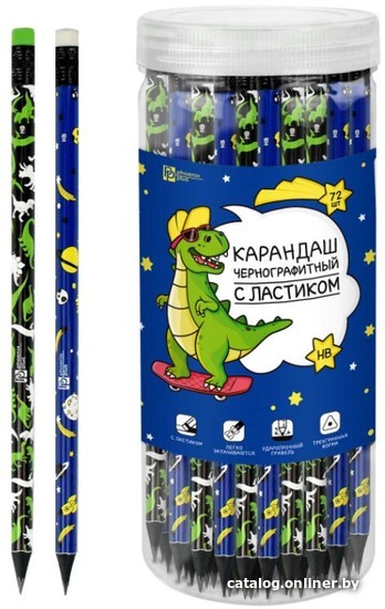 

Простой карандаш Феникс+ Динозавтры и космос 57471 (1 шт)