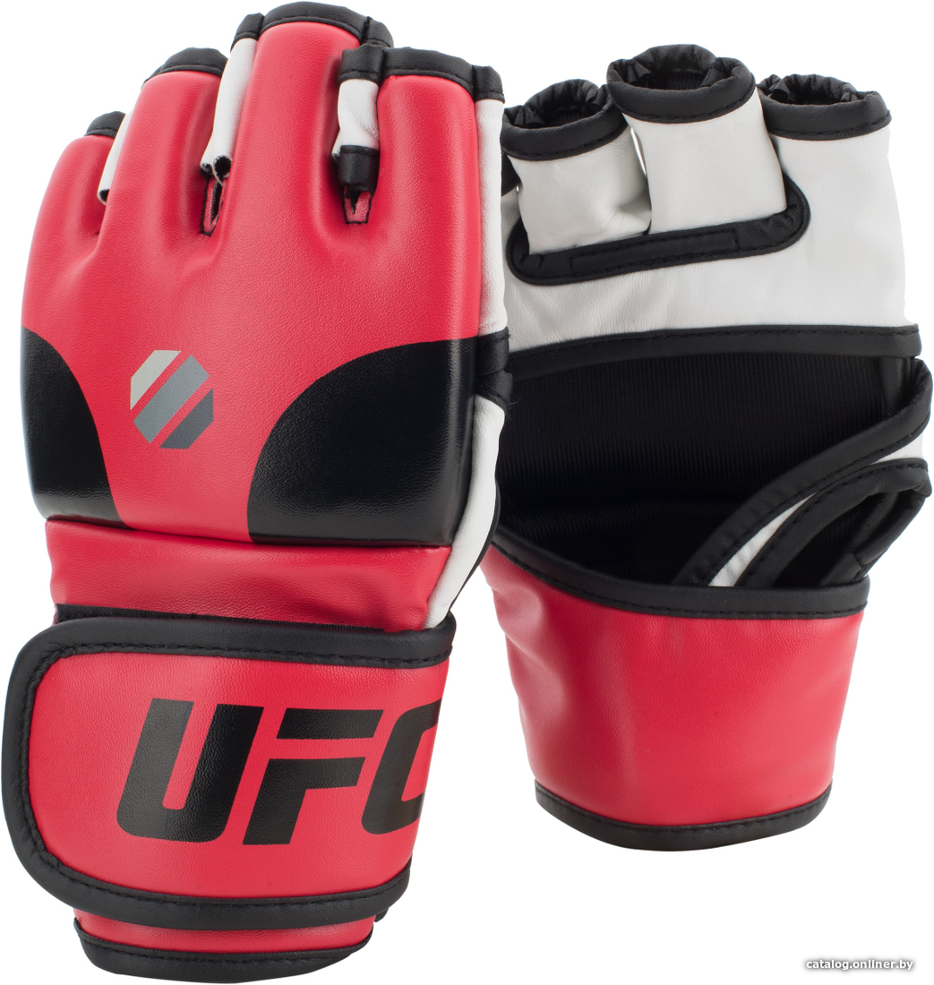 

Тренировочные перчатки UFC MMA с открытой ладонью UHK-69669 L/XL (красный)