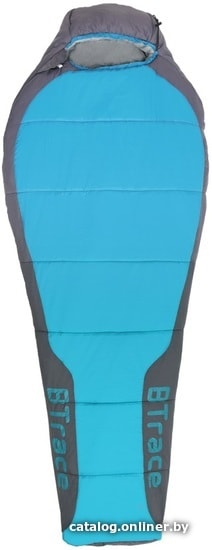 

Спальный мешок BTrace Swelter L (правая молния, синий/серый)