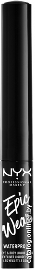 

Подводка жидкая NYX Epic Wear Metallic Liquid Liner (Black Metal)