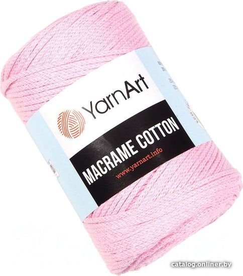 

Пряжа для вязания Yarnart Macrame Cotton 762 250 г 225 м (пудра)