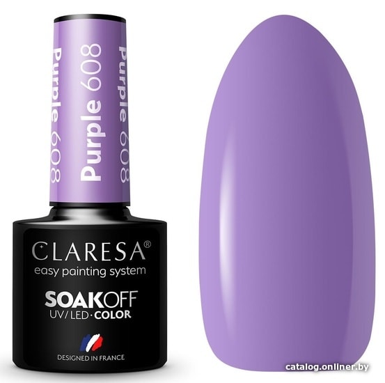 

Гель-лак Claresa Hybrid Purple 608 5 мл