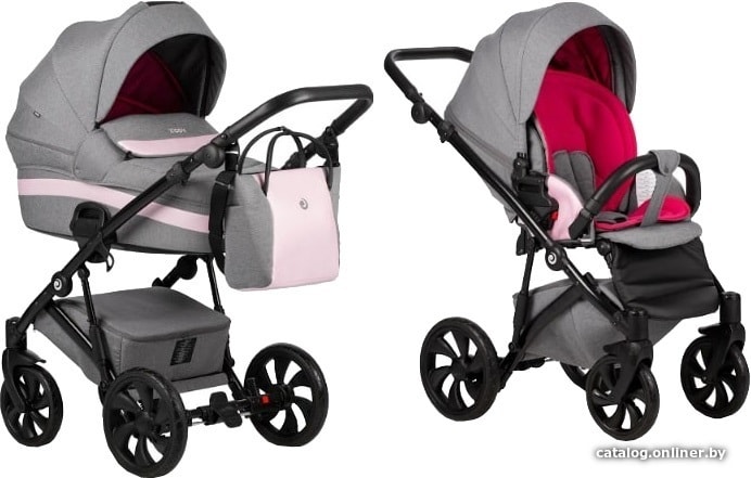 

Универсальная коляска Tutis Zippy (2 в 1, 162 raspberry)