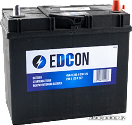 

Автомобильный аккумулятор EDCON DC45330R1 (45 А·ч)