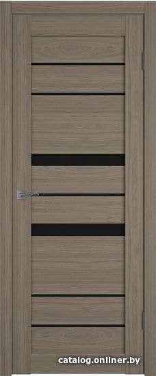 

Межкомнатная дверь Atum Pro Х30 90x200 (brun oak, стекло black gloss)